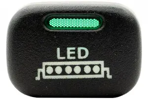 Кнопка пересвеченная диодная балка с индикацией для ВАЗ 2113-2115, Лада Калина, Нива Travel, Шевроле Нива