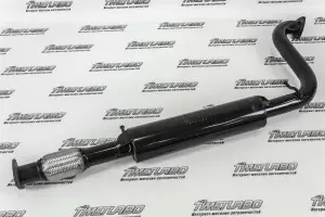 Резонатор прямоточный Stinger с гофрой Ф 63.5 мм для Лада Приора