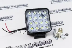 Балка освещения 3W*16LED 11*11см 48W-A дальний Балка освещения 3W*16LED 11*11см 48W-A дальний