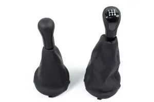 Ручки КПП и раздатки с чехлами в стиле Веста для Шевроле Нива