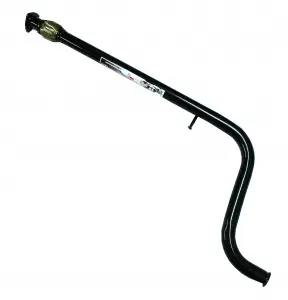 Резонатор труба Stinger Sport под паук, с гофрой на треугольном фланце для Лада Веста