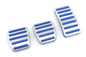 Накладки на педали Sal-Man хромированные для Лада Веста Синий