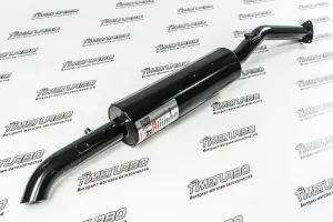 Глушитель основной прямоточный Stinger без насадки Ф 63.5 мм для Лада Приора седан