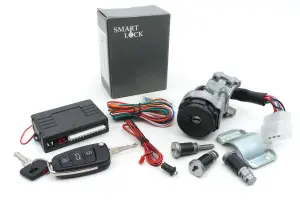 Замок зажигания с активным выкидным ключом в стиле Ауди и комплектом сигнализации SMART LOCK для ВАЗ 2113-2115 Замок зажигания с активным выкидным ключом в стиле Ауди и комплектом сигнализации SMART LOCK для ВАЗ 2113-2115