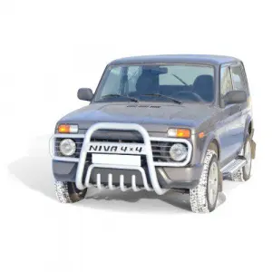 Дуга Техно Сфера с прямыми ушами передняя, с доп. защитой двигателя, d 63.5 мм для Лада Нива 4x4 Урбан Чёрный мат Дуга Техно Сфера с прямыми ушами передняя, с доп. защитой двигателя, d 63.5 мм для Лада Нива 4x4 Урбан Чёрный мат