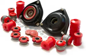 Комплект сайлентблоков и втулок передней подвески CS20 DRIVE с опорами стойки, полиуретановый для ВАЗ 2110-2112 Комплект сайлентблоков и втулок передней подвески CS20 DRIVE с опорами стойки, полиуретановый для ВАЗ 2110-2112