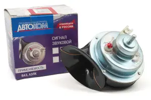 Распродажа Сигнал звуковой АвтоКом низкий тон для ВАЗ 2106, 2107 Распродажа Сигнал звуковой АвтоКом низкий тон для ВАЗ 2106, 2107