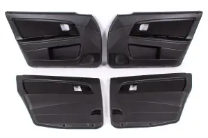 Чёрные обивки дверей для Лада Приора, Приора 2 Чёрные обивки дверей для Лада Приора, Приора 2