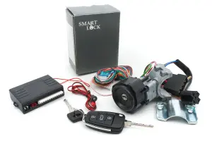Замок зажигания с активным выкидным ключом в стиле Ауди и комплектом сигнализации SMART LOCK для ВАЗ 2108-21099 Замок зажигания с активным выкидным ключом в стиле Ауди и комплектом сигнализации SMART LOCK для ВАЗ 2108-21099