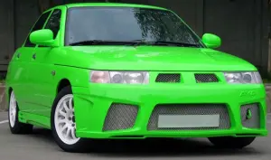 Передний бампер AVR Аврора для ВАЗ 2110-2112 Без покраски Передний бампер AVR Аврора для ВАЗ 2110-2112 Без покраски