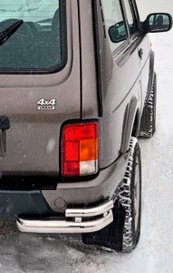 Защита заднего бампера Техно Сфера Уголки двойные ЛЮКС нержавейка для Лада Нива 4х4 Урбан Защита заднего бампера Техно Сфера Уголки двойные ЛЮКС нержавейка для Лада Нива 4х4 Урбан