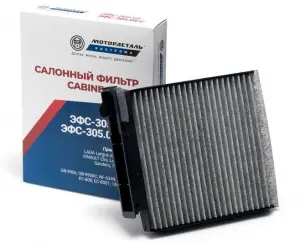 Фильтр салона Мотордеталь угольный для Лада Ларгус без кондиционера Фильтр салона Мотордеталь угольный для Лада Ларгус без кондиционера