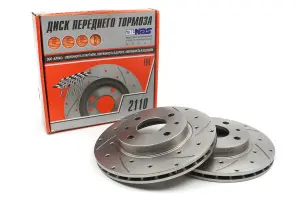 Тормозные диски ALNAS Sport Euro 2110-04/05 R13, проточки, перфорация для ВАЗ 2110, 2111, Лада Калина 8 клапанный двигатель Тормозные диски ALNAS Sport Euro 2110-04/05 R13, проточки, перфорация для ВАЗ 2110, 2111, Лада Калина 8 клапанный двигатель