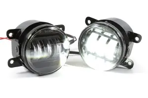 Диодные противотуманные фары Sal-Man 50w для Лада Нива 4x4, Гранта FL, Ларгус FL, Веста, XRAY, Renault Диодные противотуманные фары Sal-Man 50w для Лада Нива 4x4, Гранта FL, Ларгус FL, Веста, XRAY, Renault