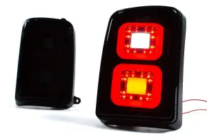 Задние светодиодные фонари тонированные в стиле Range Rover v2 для Лада Нива 4x4, Нива 4х4 Урбан