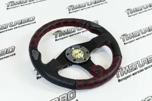 Руль Rtech с красной строчкой для ВАЗ