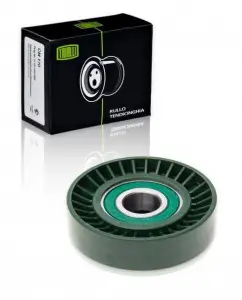 Ролик натяжителя TRIALLI приводного ремня генератора для Лада Калина, Калина 2, Гранта, Веста, Нива 4х4, Шевроле Нива Ролик натяжителя TRIALLI приводного ремня генератора для Лада Калина, Калина 2, Гранта, Веста, Нива 4х4, Шевроле Нива