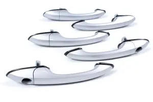 Наружные евроручки дверей Рысь в цвет кузова для Шевроле Нива