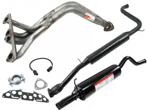 Выпускной комплект 4-2-1 с гофрой STT, 8V для Лада Калина 2, Гранта FL хэтчбек