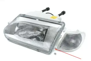 Уценка Фара левая на ВАЗ 2113-2115 Bosch белый повторитель отломан кронштейн крепления повторителя