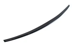 Лип-спойлер узкий, чёрный лак для Лада Гранта FL седан
