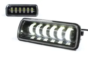 Подфарники LED диодные Sal-Man c бегающим повторителем для Лада Нива 4x4