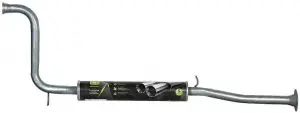 Глушитель дополнительный резонатор TRIALLI без гофры, Сталь AS для Лада Калина