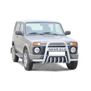 Дуга передняя Техно Сфера с усами надпись NIVA 4x4, с доп. защитой двигателя, d 63.5 мм для Лада Нива 4х4 Урбан Чёрный мат Дуга передняя Техно Сфера с усами надпись NIVA 4x4, с доп. защитой двигателя, d 63.5 мм для Лада Нива 4х4 Урбан Чёрный мат
