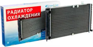 Радиатор охлаждения AVTOSTANDART под кондиционер для Лада Калина Радиатор охлаждения AVTOSTANDART под кондиционер для Лада Калина