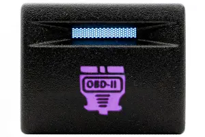 Кнопка пересвеченная OBD-II с индикацией для Лада Калина 2, Гранта, Гранта FL, Приора, Приора 2, Нива 4x4, Нива Legend