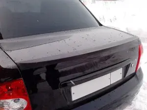 Лип-спойлер хвост для Лада Приора, Приора 2 седан Без покраски