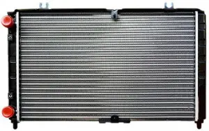 Радиатор охлаждения ПОАР для Лада Приора с кондиционером Panasonic