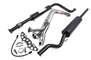 Выпускной комплект 4-2-1 с гофрой, глушитель С/О STT, 8V для ВАЗ 2110, 2111