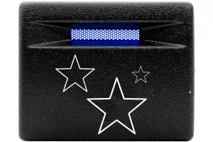 Кнопка пересвеченная звезды с индикацией для Лада Калина 2, Гранта, Гранта FL, Приора, Приора 2, Нива 4x4, Нива Legend