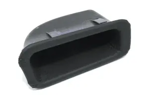 Обивка ручки передней двери левая, обшитая кожей для Лада Калина 2, Гранта, Датсун mi-DO, on-DO Чёрная нить