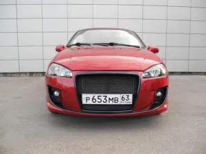 Передний бампер Я Робот под ПТФ для Лада Калина Без покраски Передний бампер Я Робот под ПТФ для Лада Калина Без покраски