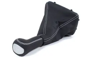 Ручка КПП с кожухом, тросовая С/О для Лада Калина 2, Гранта, Датсун mi-DO, on-DO Чёрная нить