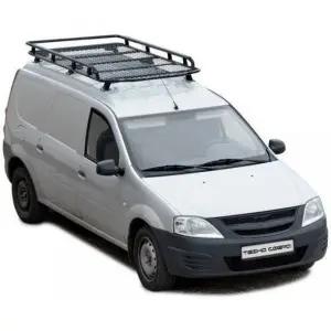 Багажник экспедиционный Техно Сфера Трофи с сеткой, без передней перекладины для Лада Ларгус Чёрный мат Багажник экспедиционный Техно Сфера Трофи с сеткой, без передней перекладины для Лада Ларгус Чёрный мат