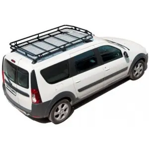 Багажник экспедиционный Техно Сфера Трофи с сеткой, крепление на рейлинги для Лада Ларгус Чёрный мат Багажник экспедиционный Техно Сфера Трофи с сеткой, крепление на рейлинги для Лада Ларгус Чёрный мат