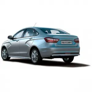 Защита порогов Техно Сфера Труба d 51 мм, нержавейка для Лада Веста