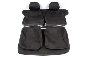 Обивка не чехлы на сиденья чёрная, Искринка для Лада Нива 4x4 3-х дверная