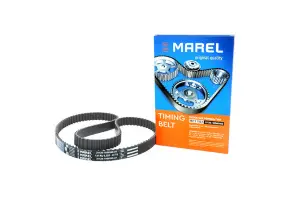 Ремень ГРМ MAREL зубчатый для Лада Калина, Калина 2, Приора, Приора 2, Гранта, Гранта FL, Ларгус, Ларгус FL, Веста, XRAY, Датсун mi-DO, on-DO 16-ти клапанный двигатель