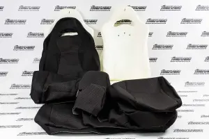 Комплект для сборки сидений «Recaro» сплошной ряд, овальная форма, жаккард, ультра на ВАЗ 2110-2112, Лада Приора Комплект для сборки сидений «Recaro» сплошной ряд, овальная форма, жаккард, ультра на ВАЗ 2110-2112, Лада Приора