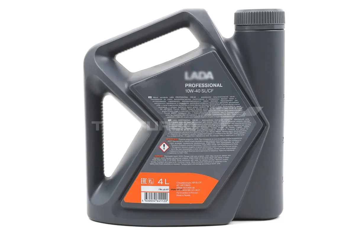 Моторное масло LADA Professional полусинтетическое SL/CF 10w40, 4 л
