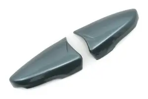 Распродажа Накладки на зеркала нового образца, в стиле BMW бетмены для зеркал с повторителем для Лада Гранта, Гранта FL, Калина 2, Датсун mi-DO, on-DO В цвет, Кварц серый, 630