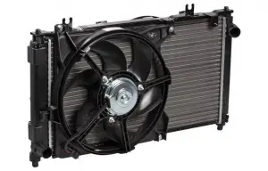 Блок охлаждения Luzar радиатор, конденсор, вентиляторы для Лада Гранта МКПП, с A/C Блок охлаждения Luzar радиатор, конденсор, вентиляторы для Лада Гранта МКПП, с A/C