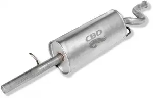Глушитель CBD нержавеющий для ВАЗ 2112 с 2006 г. в., 8/16 клапанный двигатель с распределённым впрыском, объём двигателя 1,6 л