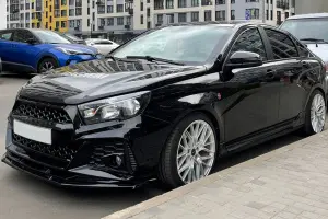 Сплиттер переднего бампера Magnet для Лада Веста