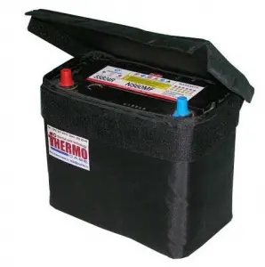 Утеплитель аккумулятора АКБ Термокейс 60 - 65 А клемы поверх корпуса