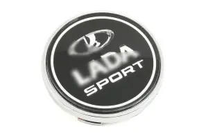 Колпачок литого диска заглушка ступицы LADA SPORT для Лада Калина 2 Спорт, Гранта Спорт